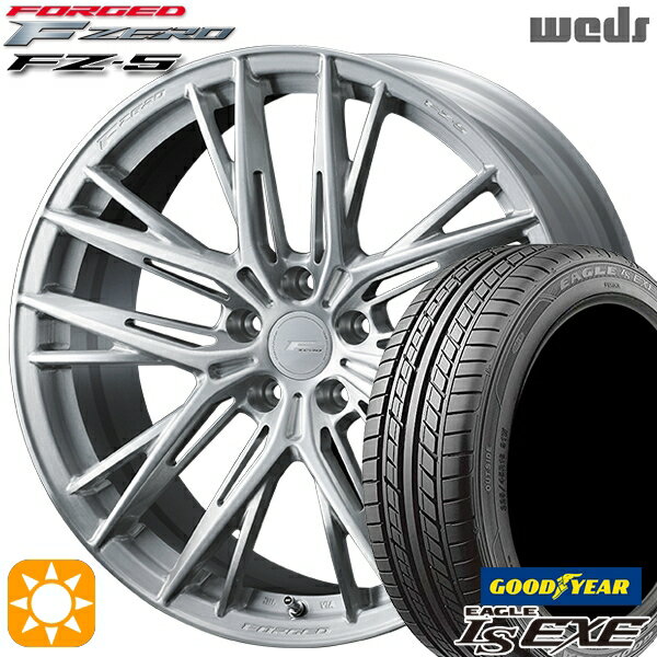 【取付対象】ノア ヴォクシー 215/35R19 85W XL グッドイヤー イーグル LSEXE Weds ウェッズ 鍛造 F ZERO FZ-5 19インチ 8.5J 5H114.3 ブラッシュド サマータイヤホイールセット