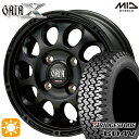 【取付対象】軽トラ 145R12 6PR ブリヂストン RD604V MID ガイアクロス 12インチ 4.0J 4H100 マットブラック サマータイヤホイールセット