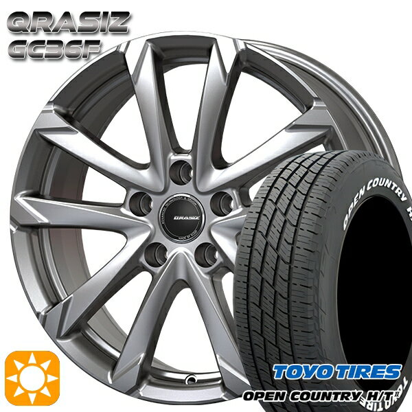 【取付対象】205/65R16 95H トーヨー オープンカントリー H/T2 WL コーセイ クレイシズ GC36F ブライトシルバー 16インチ 6.5J 5H114.3 サマータイヤホイールセット