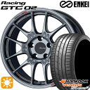 【取付対象】215/35R19 85Y XL ハンコック veNtus S1 evo3 K127 ENKEI エンケイ レーシング GTC02 ハイパーシルバー 19インチ 7.5J 5H100 サマータイヤホイールセット
