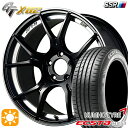 フラッシュクーポン対象★195/40R17 81W XL クムホ エクスタ HS51 SSR GTX02 グロスブラック 17インチ 7.0J 4H100 サマータイヤホイールセット