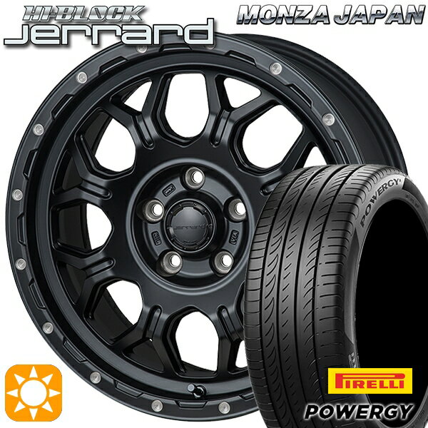 【取付対象】アイシス ノア 215/45R17 91W XL ピレリ パワジー モンツァ ハイブロック ジェラード 17インチ 7.5J 5H114.3 サマータイヤホイールセット