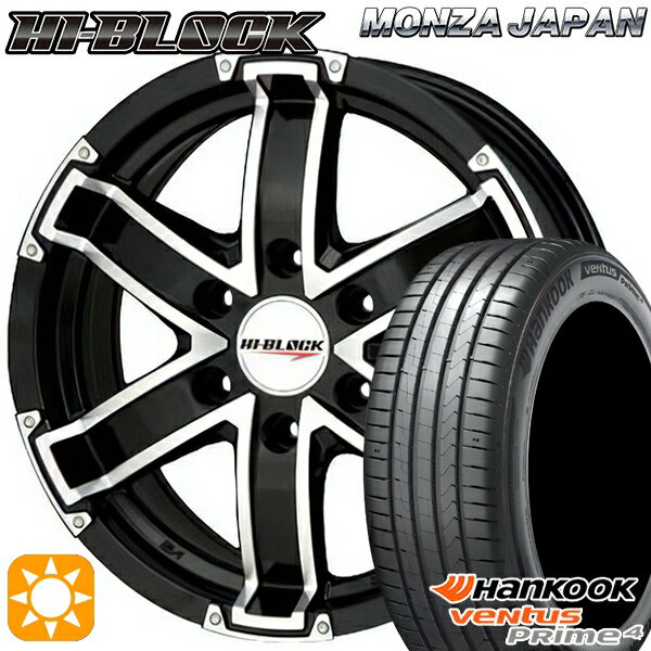 【取付対象】215/60R17 96V ハンコック veNtus PRime4 K135A モンツァ ハイブロック BP 17インチ 6.5J 6H139.7 サマータイヤホイールセット