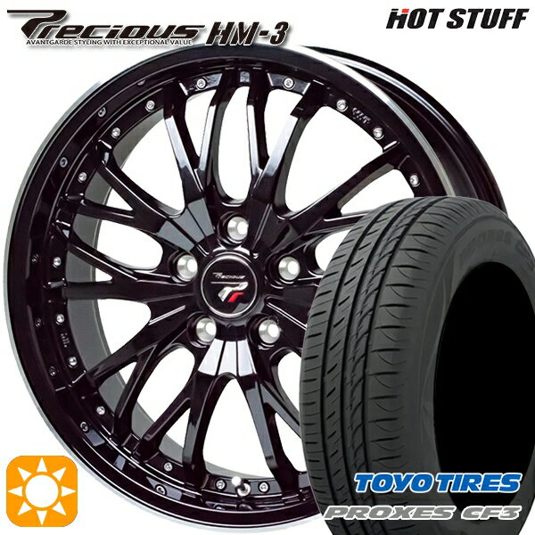 【取付対象】ジェイド アクセラ 225/40R18 92W XL トーヨー プロクセス CF3 HotStuff プレシャス HM-3 MB/RP 18インチ 7.0J 5H114.3 サマータイヤホイールセット