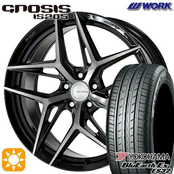 【取付対象】245/40R19 94W ヨコハマ ブルーアース ES32 WORK グノーシス IS205 トランスグレークリア 19インチ 8.0J 5H114.3 サマータイヤホイールセット