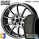 アイシス ノア 215/45R17 91W XL ヨコハマ ブルーアース 4S AW21 モンツァ ザック JP202 17インチ 7.0J 5H114.3 ブラックシルバー オールシーズンタイヤホイールセット