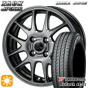 【取付対象】マツダ2 ノート 195/55R16 87V ヨコハマ ブルーアース AE01F モンツァ ザック JP205 ブラックシルバー 16インチ 6.0J 4H100 サマータイヤホイールセット