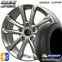 225/45R18 95Y XL ミシュラン クロスクライメート2 MONZA ザック JP325 ブライトシルバー 18インチ 7.0J 5H114.3 オールシーズンタイヤホイールセット