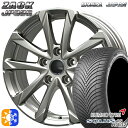 215/50R17 95W XL クムホ ソルウス 4S HA32 MONZA ザック JP325 ブライトシルバー 17インチ 7.0J 5H100 オールシーズンタイヤホイールセット