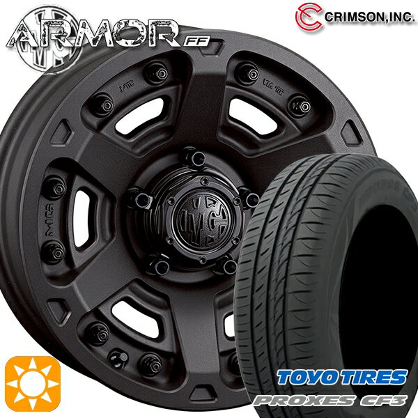 【取付対象】215/60R16 95H トーヨー プロクセス CF3 クリムソン MGアーマー SB 16インチ 7.0J 5H114.3 サマータイヤホイールセット