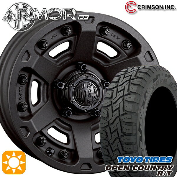 【取付対象】225/60R17 99Q トーヨー オープンカントリー R/T クリムソン MGアーマー SB 17インチ 7.0J 5H114.3 サマータイヤホイールセット