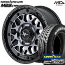 【取付対象】215/65R16C 109/107R グッドイヤー イーグル #1 ナスカー MID ナイトロパワー M29 スティンガー セミグロスブラッククリア 16インチ 6.5J 6H139.7 サマータイヤホイールセット