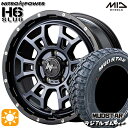 【取付対象】225/70R16 103S マッドスター ラジアル M/T ホワイトレター MID ナイトロパワー H6スラッグ ブラッククリア 16インチ 7.0J 5H114.3 サマータイヤホイールセット