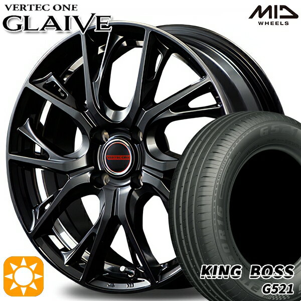 ڼоݡۥ饤 å 205/60R16 92V 󥰥ܥ G521 MID ƥå 쥤 BK/२å&åDC 16 6.0J 4H100 ޡۥ륻å