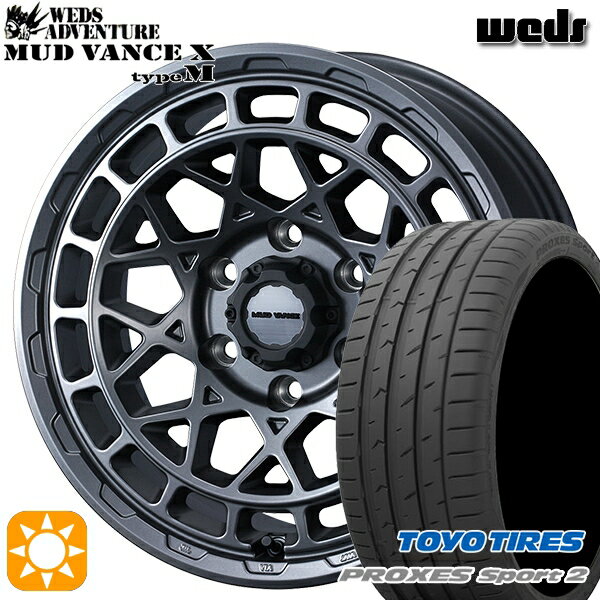 【取付対象】225/45R18 95Y XL トーヨー プロクセススポーツ2 Weds マッドヴァンス X タイプM マットガンメタ 18インチ 7.5J 5H114.3 サマータイヤホイールセット