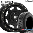 【取付対象】225/65R17 102T ORWL BFグッドリッチ トレールテレーン MLJ エクストリームJ XJ07 サテンブラック 17インチ 8.0J 5H114.3 サマータイヤホイールセット(2)