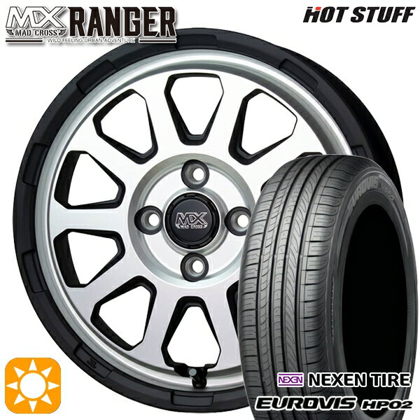 ڼоݡ155/65R14 ͥ ɥȡ 桼ӥ HP02 ۥåȥå ޥåɥ 󥸥㡼 ޥåȥС 14 4.5J 4H100 ޡۥ륻å