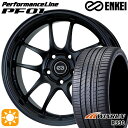 【取付対象】215/40R18 89W XL ウィンラン R330 ENKEI エンケイ パフォーマンスライン PF01 マットブラック 18インチ 7.5J 5H114.3 サマータイヤホイールセット