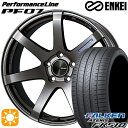 【取付対象】ノア ヴォクシー 215/35R19 85Y XL ファルケン アゼニス FK510 ENKEI エンケイ パフォーマンスライン PF07 ダークシルバー 19インチ 8.0J 5H114.3 サマータイヤホイールセット