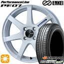 【取付対象】165/50R16 77V XL ハンコック KlnERGy ECO2 K435 ENKEI エンケイ パフォーマンスライン PF07 パールホワイト 16インチ 5.0J 4H100 サマータイヤホイールセット
