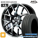 【取付対象】215/45R18 89W トーヨー ナノエナジー3プラス MID RMP 027F ハイパーメタルコート/ミラーカット 18インチ 7.0J 5H114.3 サマータイヤホイールセット