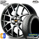 アイシス ノア 215/45R17 91H XL グッドイヤー ベクター フォーシーズンズ MID RMP 027F 17インチ 7.0J 5H114.3 ハイパーメタルコート/ミラーカット オールシーズンタイヤホイールセット