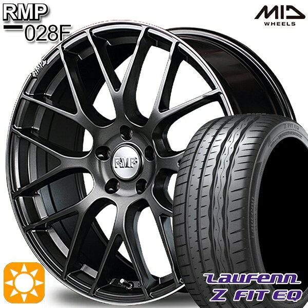 【取付対象】アクセラ アテンザ 215/45R18 93Y XL ラウフェン Z FIT EQ LK03 MID RMP 028F セミグロスGM/リムDCロゴMC 18インチ 7.0J 5H114.3 サマータイヤホイールセット