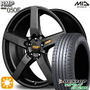 【取付対象】アイシス ノア 215/45R17 91W XL ダンロップ エナセーブ EC204 MID RMP 050F セミグロスガンメタ 17インチ 7.0J 5H114.3 サマータイヤホイールセット