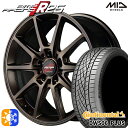 225/40R18 92Y XL コンチネンタル DWS06+ MID RMPレーシング R25 クラシカルブロンズ 18インチ 7.5J 5H114.3 オールシーズンタイヤホイールセット