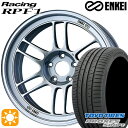 【取付対象】プリウス カローラツーリング 215/45R17 91W トーヨー プロクセススポーツ ENKEI エンケイレーシング RPF1 シルバー 17インチ 7.5J 5H100 サマータイヤホイールセット