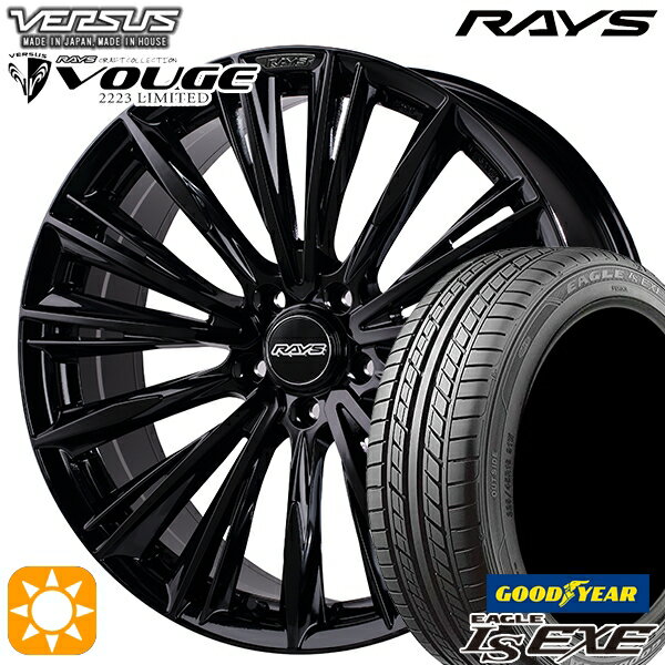 【取付対象】225/35R19 88W XL グッドイヤー イーグル LSEXE RAYS ベルサス ストラテージア ヴォウジェ GX 19インチ 8.0J 5H114.3 サマータイヤホイールセット