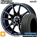 【取付対象】215/40R18 85W トーヨー ナノエナジー3プラス Weds ウェッズスポーツ SA25R BLCII(ブルーライトクロームツー) 18インチ 7.0J 5H114.3 サマータイヤホイールセット