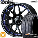 【取付対象】215/40R18 89W XL ウィンラン R330 Weds ウェッズスポーツ SA27R BLC2（ブルーライトクロームツー） 18インチ 7.5J 5H114.3 サマータイヤホイールセット