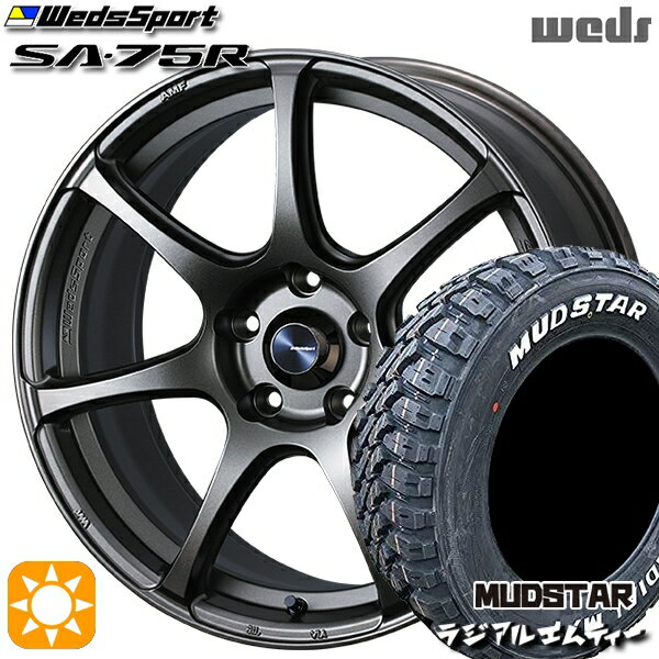 225/65R17 102T マッドスター ラジアルM/T Weds ウェッズスポーツ SA75R EJ-ブロンズ 17インチ 7.0J 5H114.3 サマータイヤホイールセット
