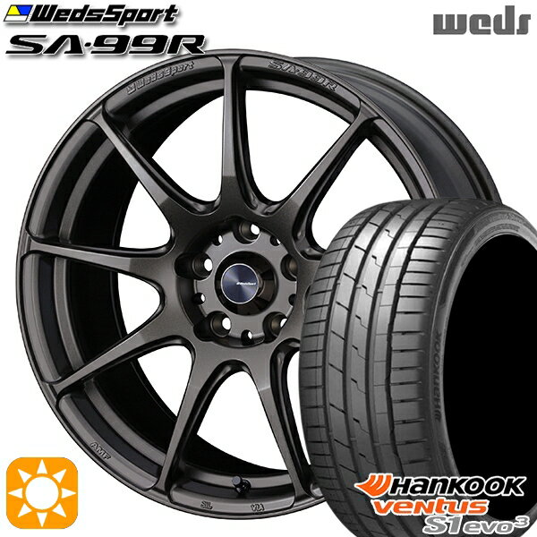 【取付対象】セレナ 215/40R18 89Y XL ハンコック veNtus S1 evo3 K127 Weds ウェッズスポーツ SA99R EJ-ブロンズ 18インチ 7.5J 5H114.3 サマータイヤホイールセット