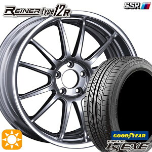 【取付対象】225/35R19 88W XL グッドイヤー イーグル LSEXE SSR ライナー タイプ 12R チタンシルバー 19インチ 7.5J 5H114.3 サマータイヤホイールセット