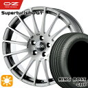 【取付対象】ベンツ Aクラス/CLA 225/45R18 95W XL キングボス G866 OZ スーパーツーリズモ GT グリジオコルサ 18インチ 8.0J 5H112 サマータイヤホイールセット