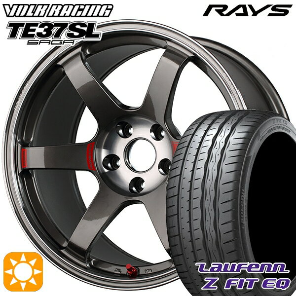 【取付対象】225/45R18 95Y XL ラウフェン Z FIT EQ LK03 RAYS ボルクレーシング TE37 サーガSL PG 18インチ 8.5J 5H114.3 サマータイヤホイールセット