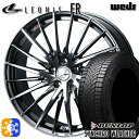 【取付対象】225/50R17 98V XL ダンロップ シンクロウェザー Weds レオニス FR BMCMC (ブラックメタルコート ミラーカット) 17イ...