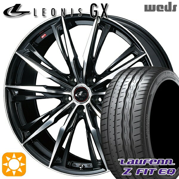 【取付対象】ノア ヴォクシー 215/35R19 85Y XL ラウフェン Z FIT EQ LK03 Weds レオニス GX PBMC (パールブラック/ミラーカット) 19インチ 8.0J 5H114.3 サマータイヤホイールセット