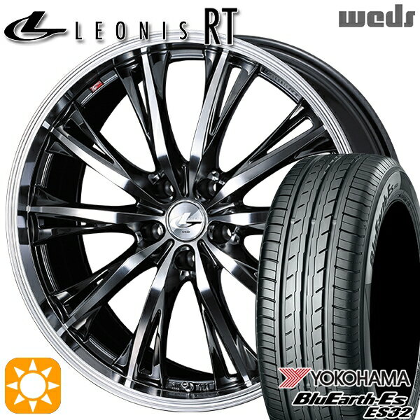 【取付対象】225/35R19 84W ヨコハマ ブルーアース ES32 Weds レオニス RT BMCMC 19インチ 7.5J 5H114.3 サマータイヤホイールセット