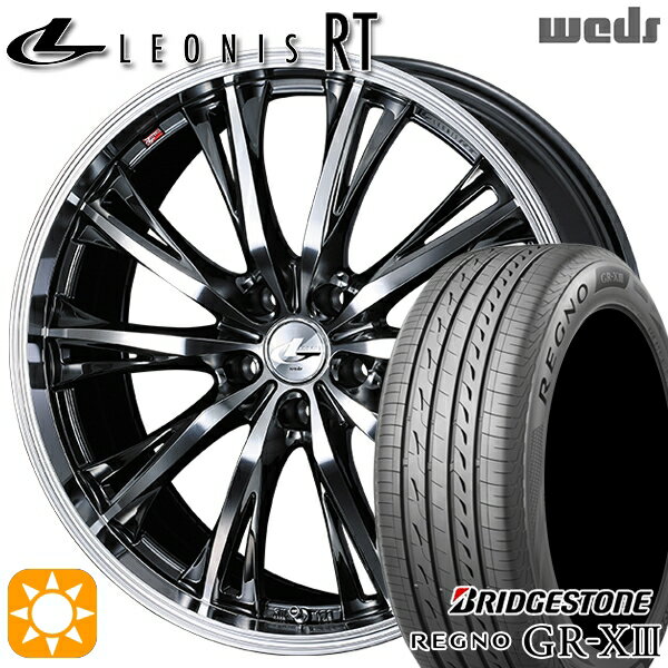 【取付対象】アウトランダー エクストレイル 225/55R18 102V XL ブリヂストン レグノ GR-X3 Weds レオニス RT BMCMC 18インチ 7.0J 5H114.3 サマータイヤホイールセット