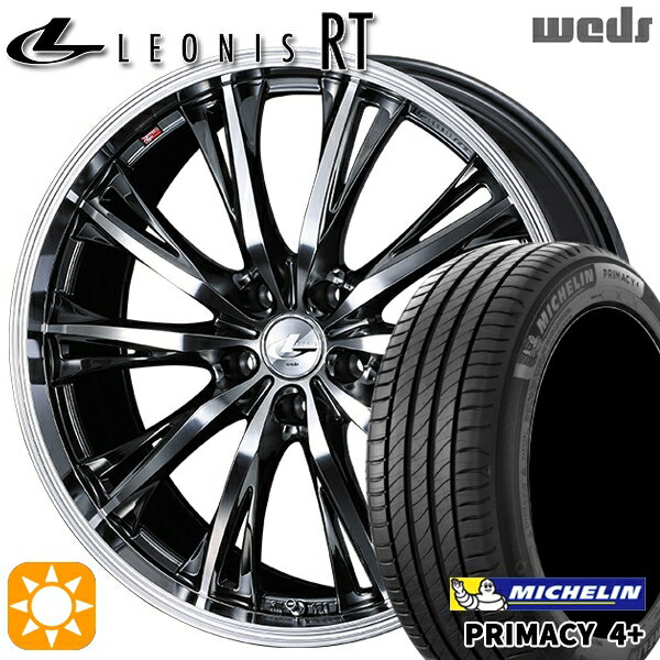 【取付対象】205/55R16 91V ミシュラン プライマシー4プラス Weds レオニス RT BMCMC 16インチ 6.5J 5H114.3 サマータイヤホイールセット
