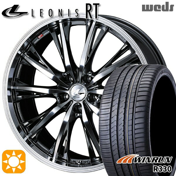 【取付対象】215/35R19 85W XL ウィンラン R330 Weds レオニス RT BMCMC 19インチ 8.0J 5H114.3 サマータイヤホイールセット