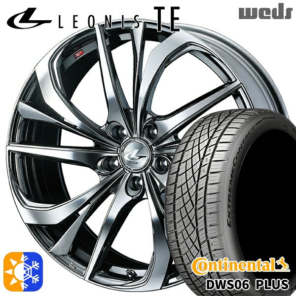C-HR ヴェゼル 225/50R18 95W コンチネンタル DWS06+ SUV Weds レオニス TE BMCMC (ブラックメタルコート/ミラーカット) 18インチ 7.0J 5H114.3 オールシーズンタイヤホイールセット