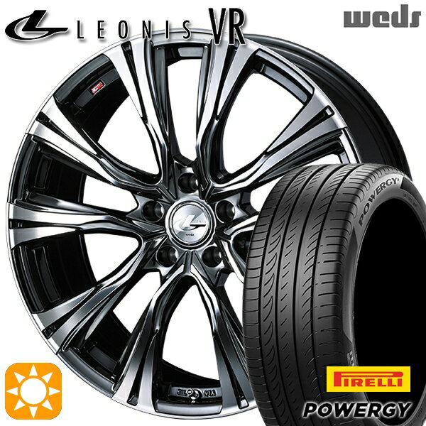 【取付対象】215/50R17 95W XL ピレリ パワジー Weds レオニス VR BMCMC 17インチ 7.0J 5H114.3 サマータイヤホイールセット