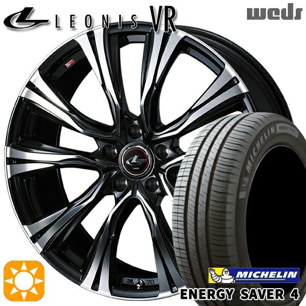 【取付対象】195/65R15 95H XL ミシュラン エナジーセイバー4 Weds レオニス VR PBMC 15インチ 6.0J 5H114.3 サマータイヤホイールセット