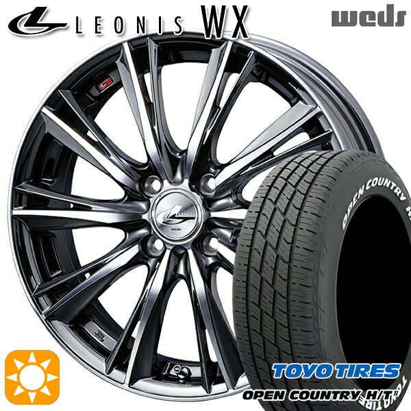 【取付対象】ライズ ロッキー 215/70R16 100H トーヨー オープンカントリー H/T2 WL Weds レオニス WX BMCMC (ブラックメタルコート ミラーカット) 16インチ 6.0J 4H100 サマータイヤホイールセット