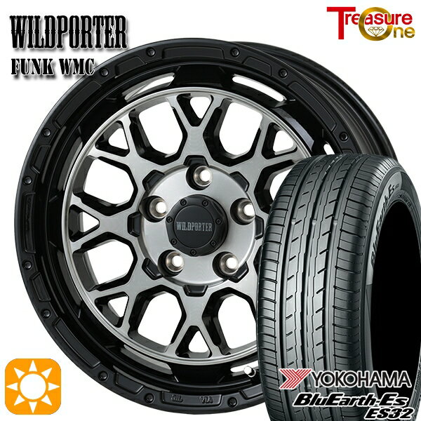 【取付対象】215/65R16 98H ヨコハマ ブルーアース ES32 トレジャーワン ワイルドポーター ファンク WMC BP/BC 16インチ 7.0J 5H114.3 サマータイヤホイールセット