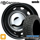 【取付対象】145/80R12 80/78N (145R12 6PR 相当) LT トーヨー オープンカントリー R/T Weds ネオキャロ セミマットブラッ...